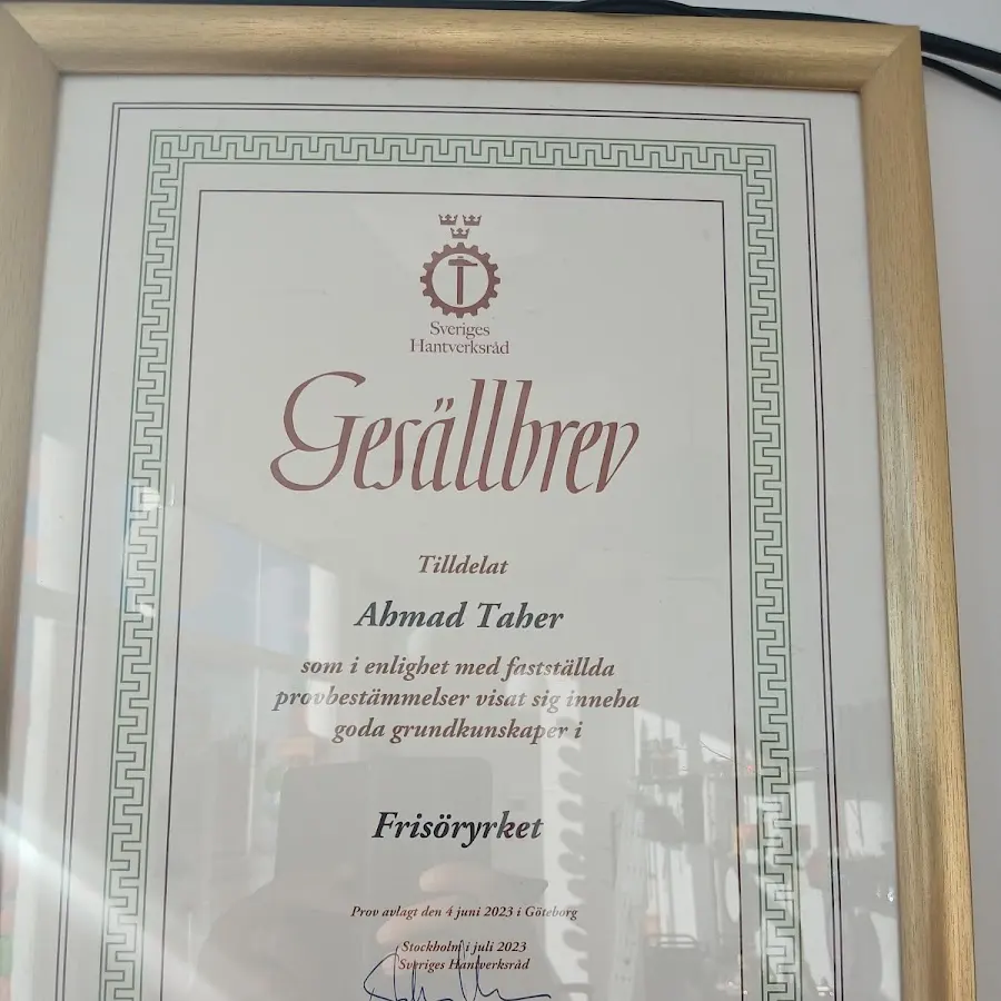 Foto från Kulla barbershop i Helsingborg