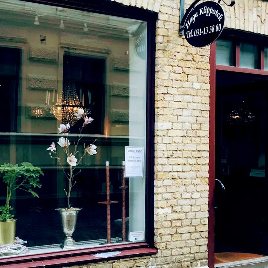 Foto från Haga Klippotek i Göteborg